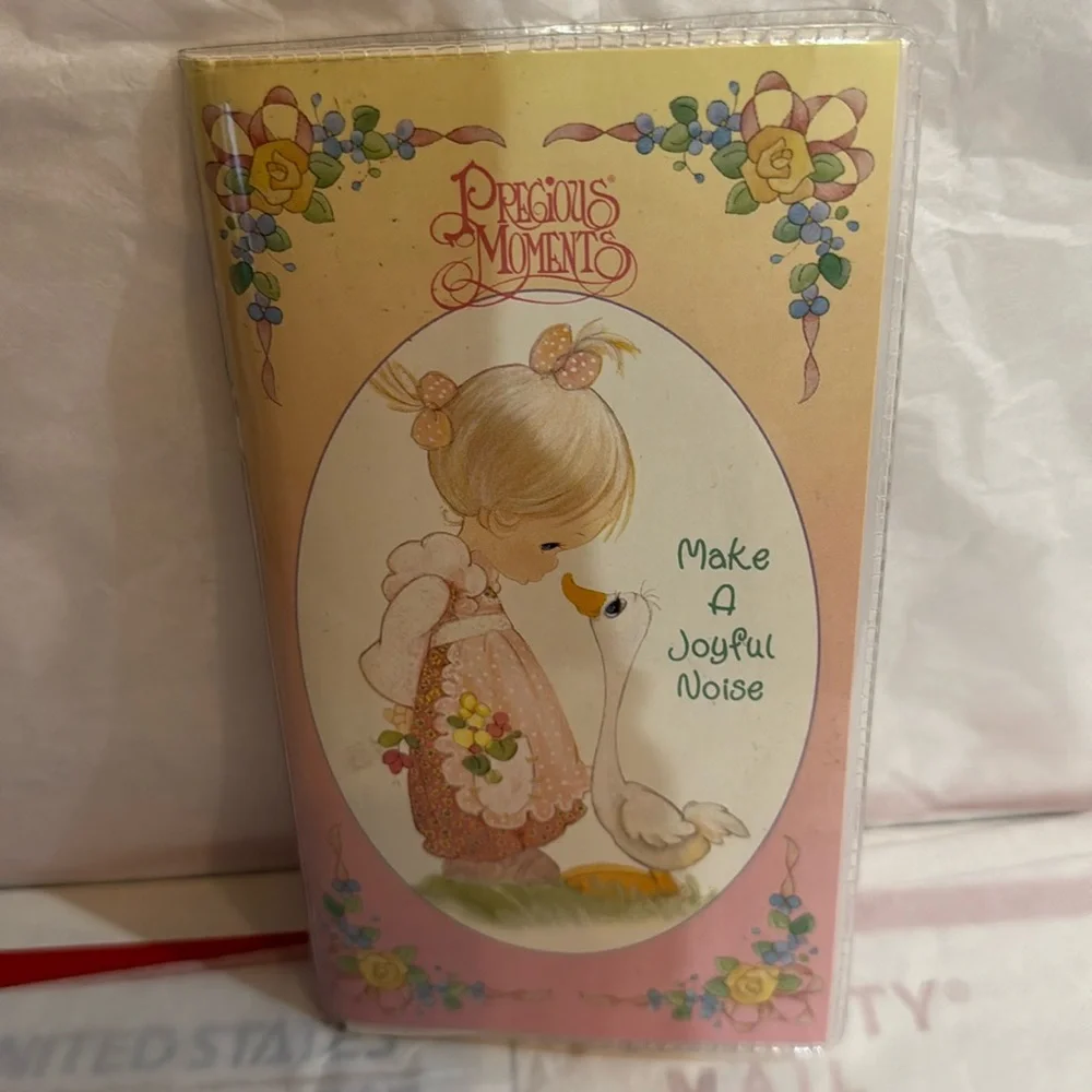 Precious Moments Vintage Pink and Cream Office Calendar